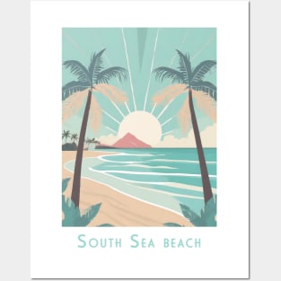 Tropical Serenity - Beach Sunrise Poste Posters and Art